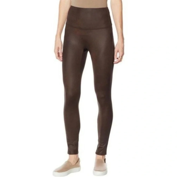 NEW! DG2 Diane Gilman Slim & Sleek Solid Leggings, Espresso Brown - 5X TALL​ - Picture 1 of 6